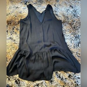 Black V Neck Peplum Tank Top - Who What Wear x Target